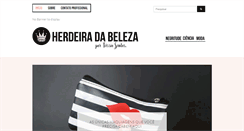 Desktop Screenshot of herdeiradabeleza.com